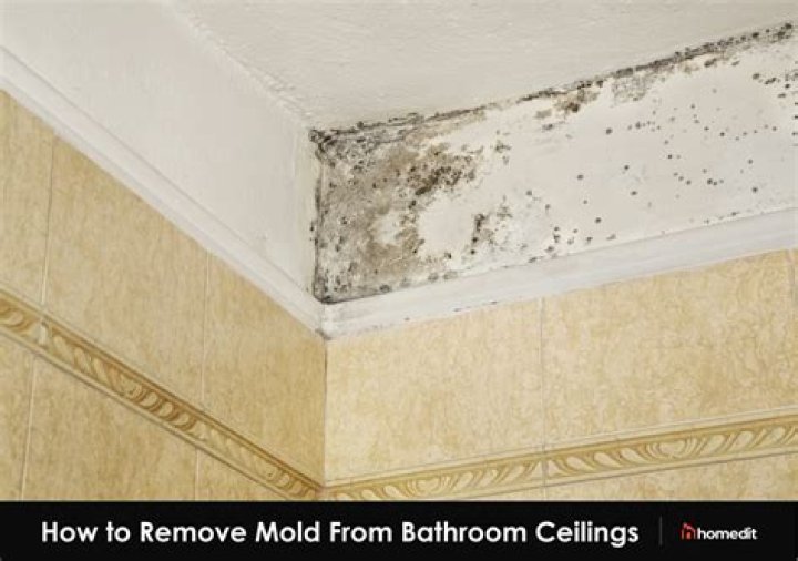 What causes damp on bathroom ceiling?