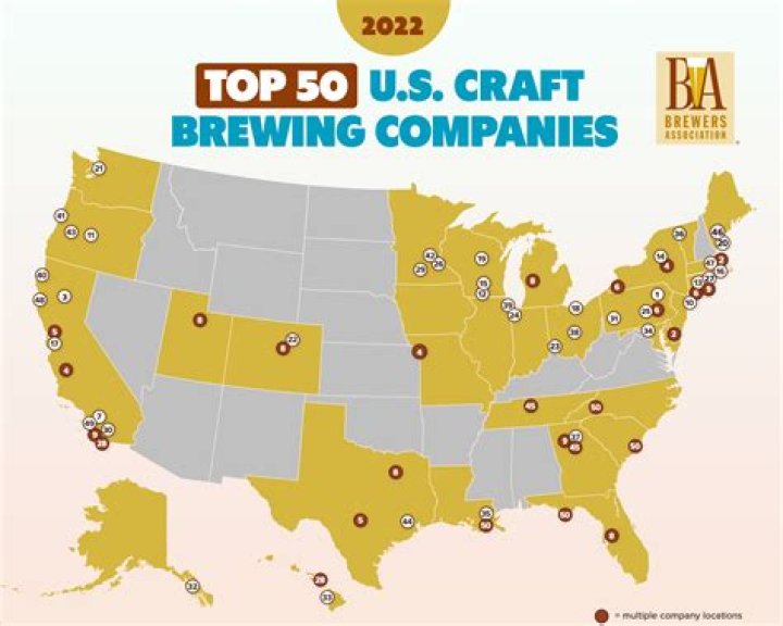 What city has most breweries?