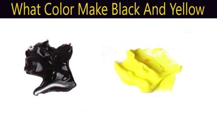 What color does black and yellow make?