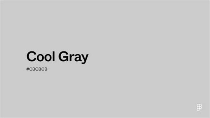 What Colour is cool grey?