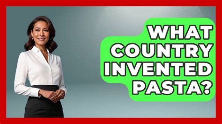 What country invented pasta?
