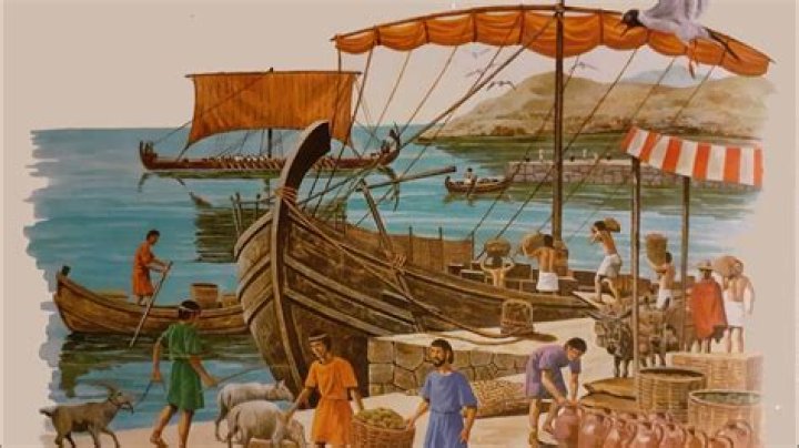 What did ancient Greece get from trading?