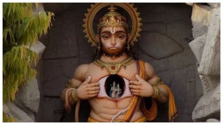What did Hanuman say when he met Krishna?