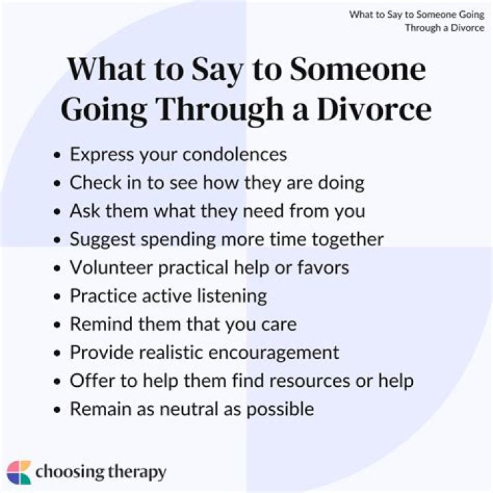 What do couples say when divorcing?