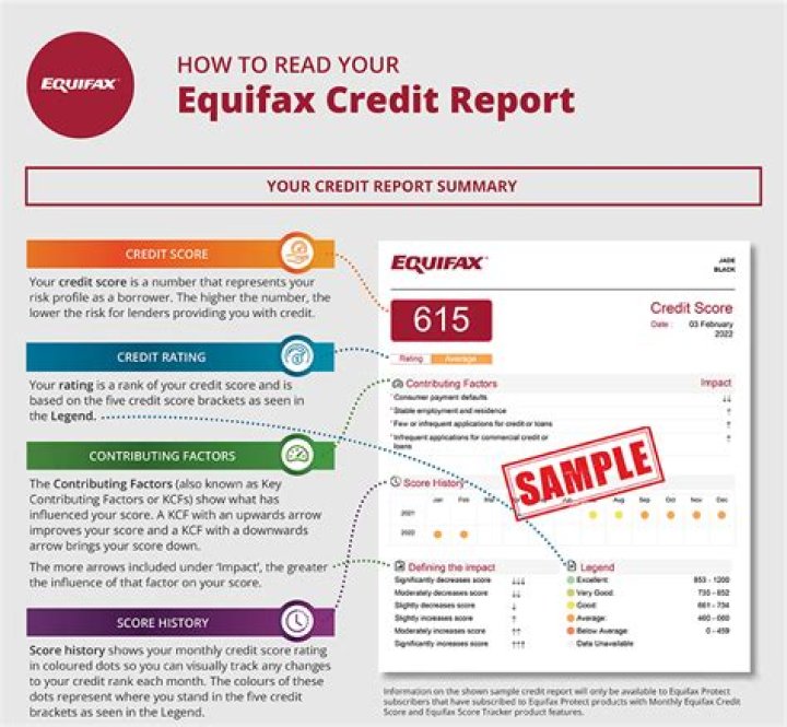 What do factor codes explain on the Equifax credit report?