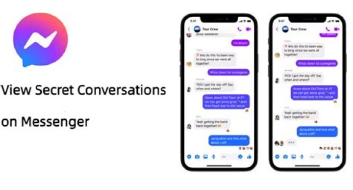 What do secret conversations on Messenger look like?
