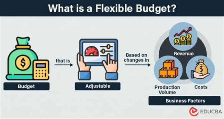 What does a flexible budget takes into account?