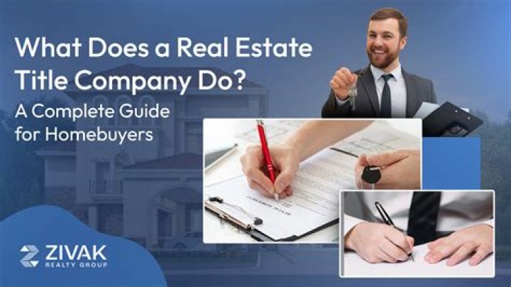What does a title service company do?