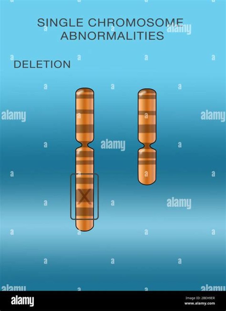 What does chromosome deletion cause?