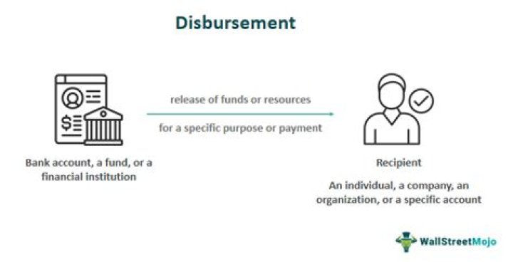 What does dividend disbursement mean?
