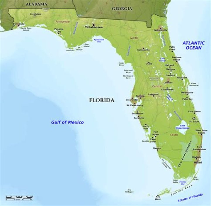 What does Florida mainly produce?