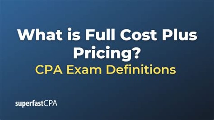 What does full cost pricing mean?