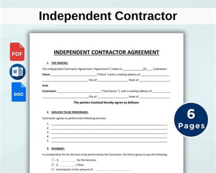 What does independent contractor status mean?
