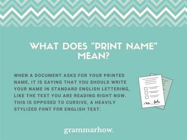 What does it mean to complete in print?