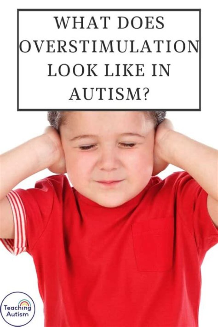 What does overstimulation look like in autism?