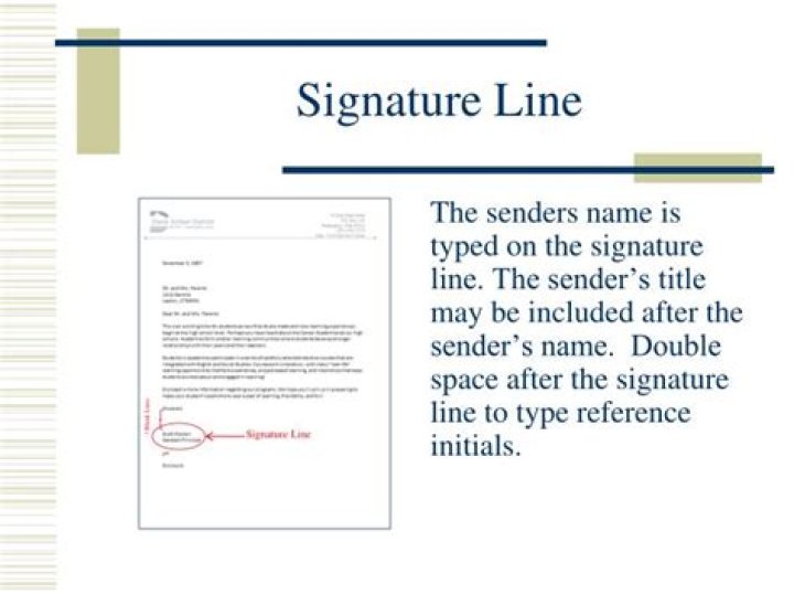 What does S mean on signature line?