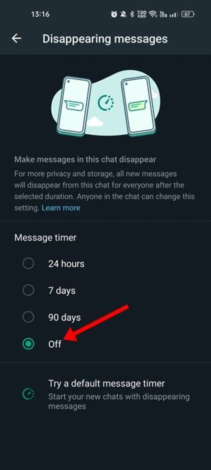 What does timer mean?
