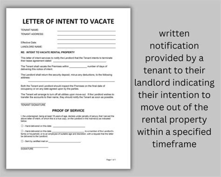 What does vacated property mean?