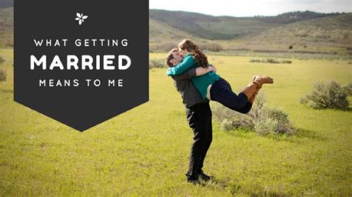 What getting married means?
