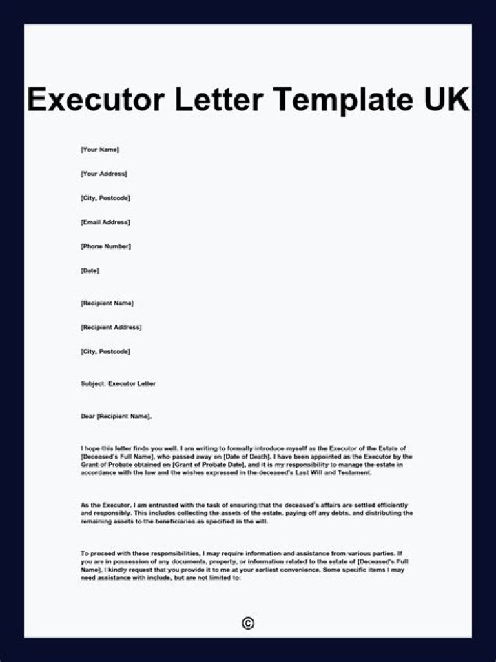 What happens if an executor becomes ill?