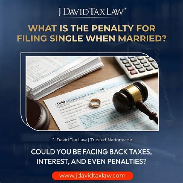 What happens if I file single when married but separated?