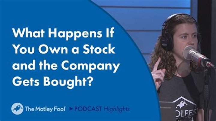 What happens when your company gets bought?