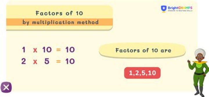What has 10 as a factor?
