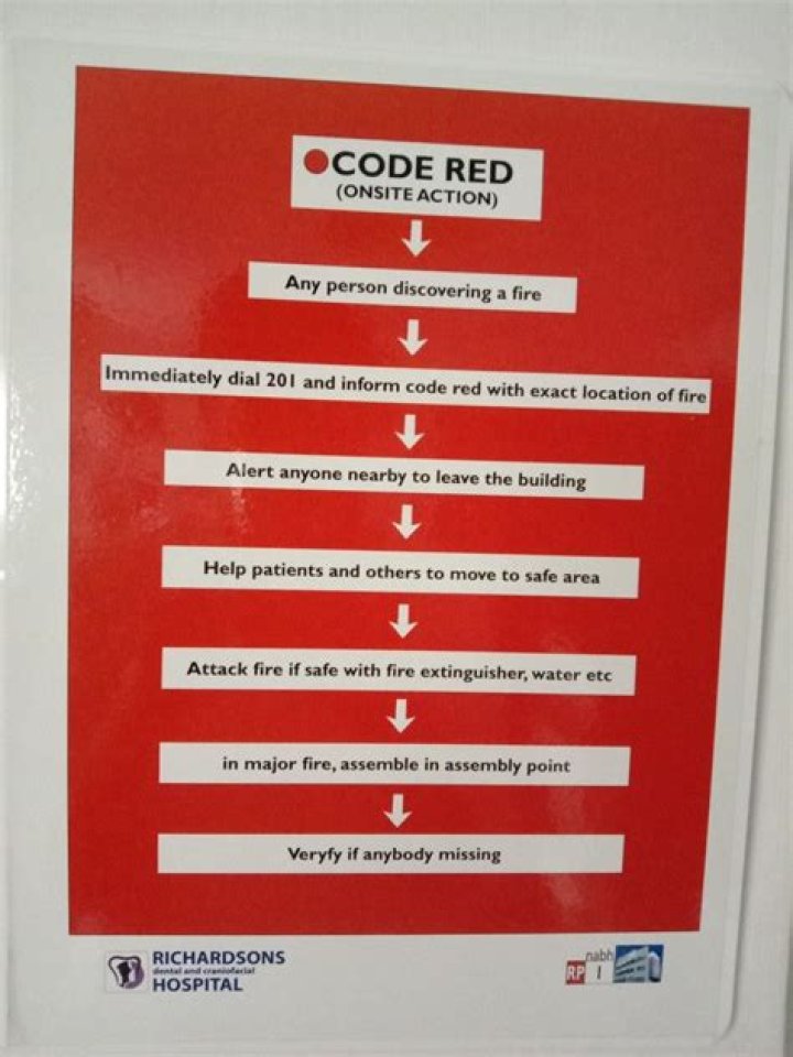 What is a code Red?