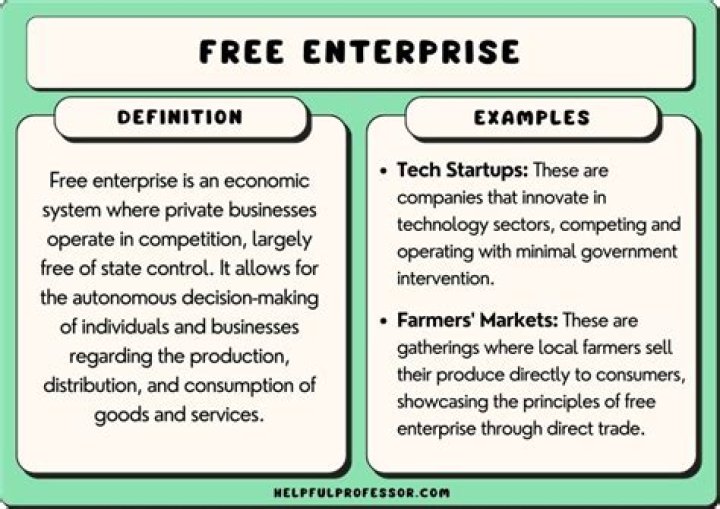 What is a free enterprise system with some government involvement?
