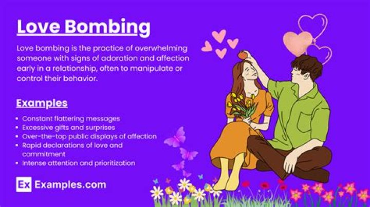 What is a love bomb relationship?