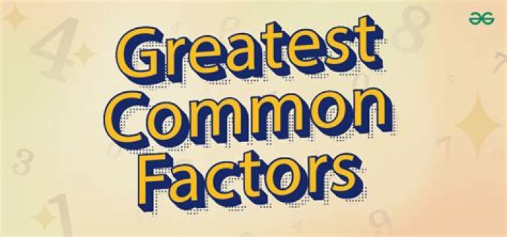 What is a real life situation that could be solved by finding the greatest common factor?