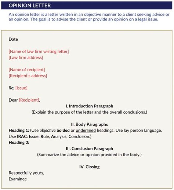 What is a second opinion letter?