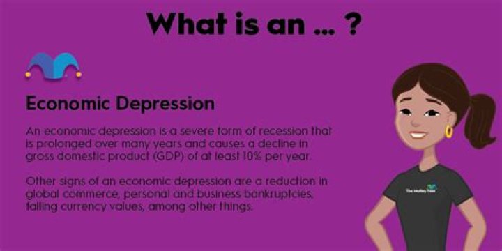 What is an economic depression in simple terms?