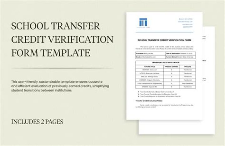 What is an example of credit transfer?