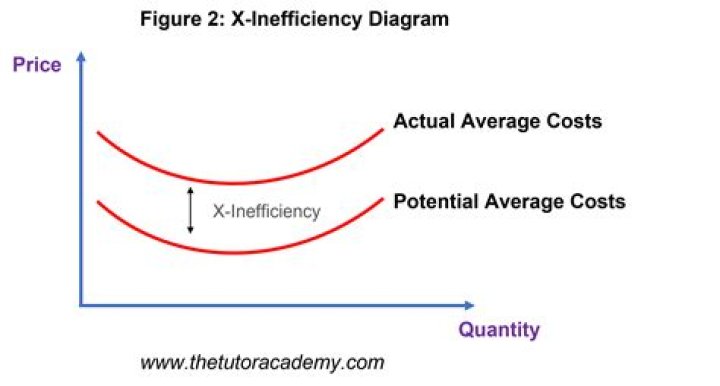 What is an example of X inefficiency?