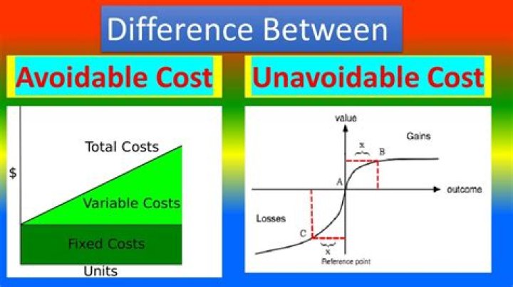What is avoidable and non avoidable cost?