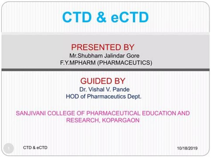 What is CTD screen?