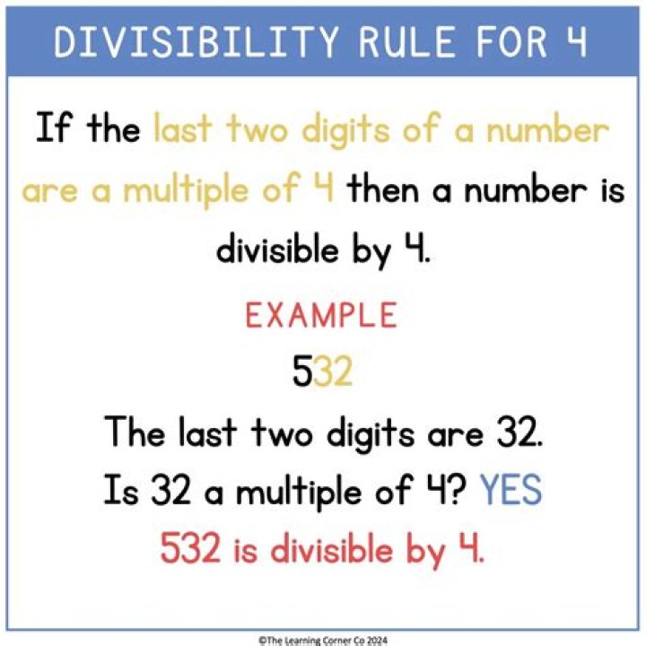 What is di4s divisible by?