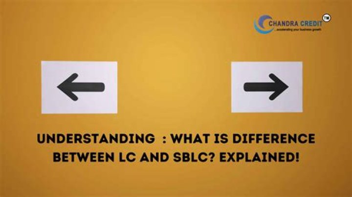 What is difference between SBLC and DLC?