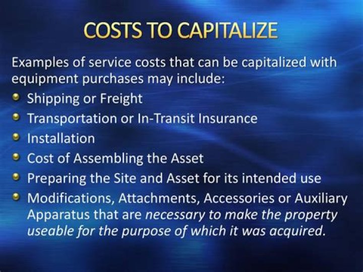What is included in capitalized costs?