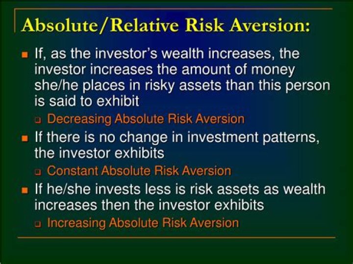 What is increasing relative risk aversion?