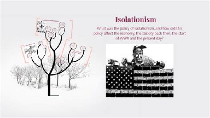 What is isolationist policy?