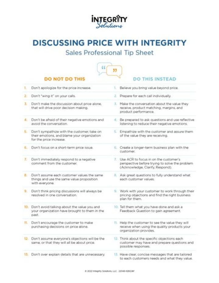 What is it called when prices increase?