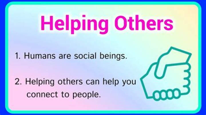 What is it called when you like helping others?