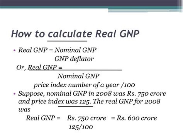 What is nominal GNP?