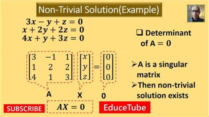 What is non-trivial example?