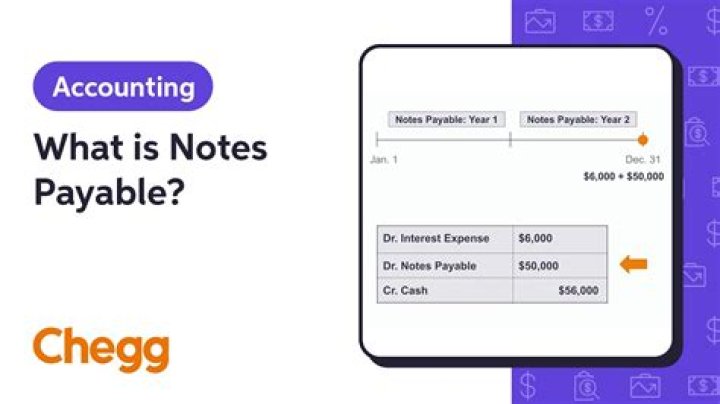 What is note payable issued?