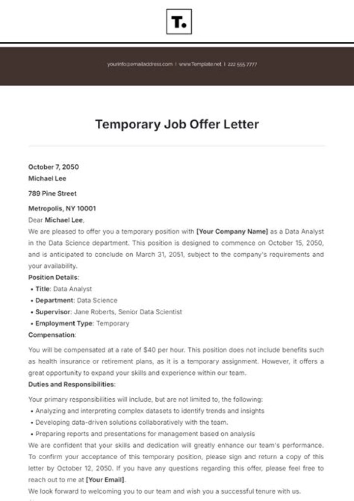 What is offered to permanent employee?