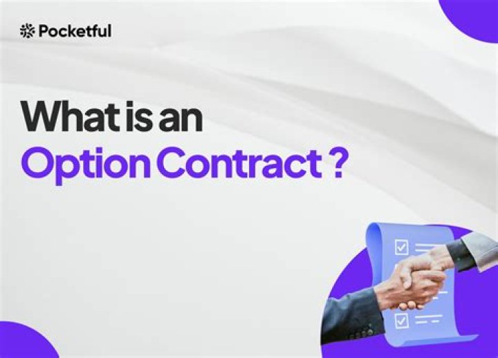 What is option contract with example?