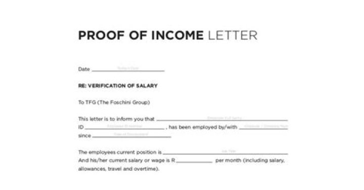 What is previous employment income proof?